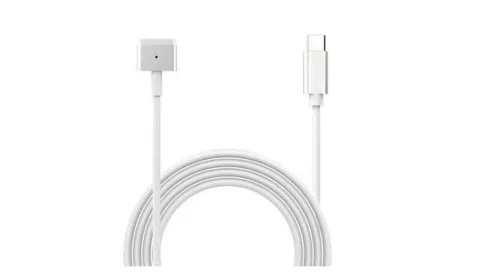 Apple Magsafe 2 - USB-C Type-C 45W 60W 85W (A1465 A1466 A1398 A1425) helyettesítő átalakító kábel - T alakú csatlakozóval 1.8m