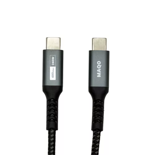MAQO Arkon™ 240W USB-C → USB-C gyorstöltő és adat kábel - 1m