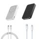Devia Extreme Speed 3in1 mágneses vezeték nélküli powerbank csomag választható gyorstöltő kábellel
