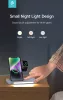 Devia Smart Series 3 az 1-ben vezeték nélküli töltőállvány iPhone-hoz, Apple Watch-hoz és AirPods-hoz, éjjeli fénnyel