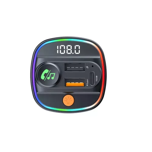 Devia C4S Bluetooth FM Transmitter és 30W PD autós gyorstöltő – zene, hívás és töltés egyben