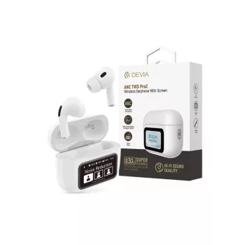    Devia ANC TWS Pro2 – teljesen vezeték nélküli fülhallgató aktív zajszűréssel, kijelzővel