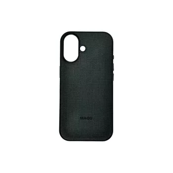   MAQO™ MagSafe-rögzítésű FineTech-szövettok iPhone 17 -hez – Fekete