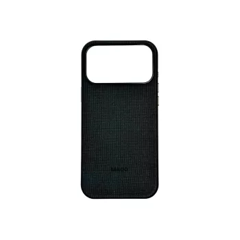   MAQO™ MagSafe-rögzítésű FineTech-szövettok iPhone 17 Pro Max -hoz – Fekete