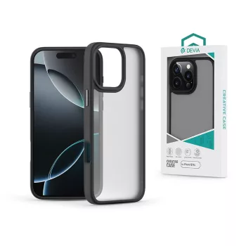   Devia Pino Series ütésálló tok - Apple iPhone 16 Pro - fekete