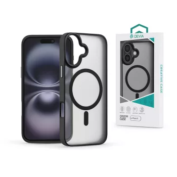  Devia Pino Series Magnetic ütésálló tok - Apple iPhone 16 - fekete