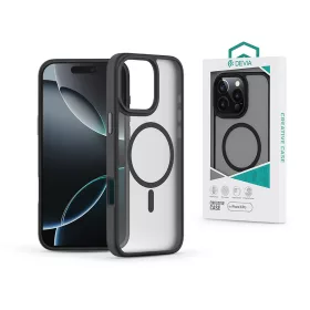   Devia Pino Series Magnetic ütésálló tok - Apple iPhone 16 Pro - fekete