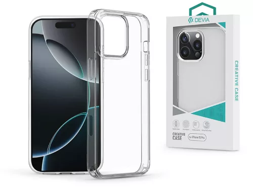 Devia Naked Series szilikon tok - Apple iPhone 16 Pro - átlátszó