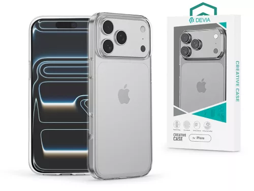 Devia Naked Series szilikon tok - Apple iPhone 17 Pro Max - átlátszó
