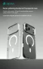 Devia Crystal Series Magnetic 360° kameravédős ütésálló tok - Apple iPhone 17 Pro / 18 Pro - átlátszó