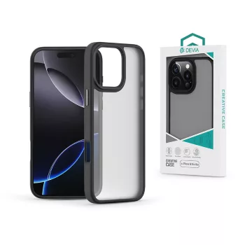   Devia Pino Series ütésálló tok - Apple iPhone 16 Pro Max - fekete
