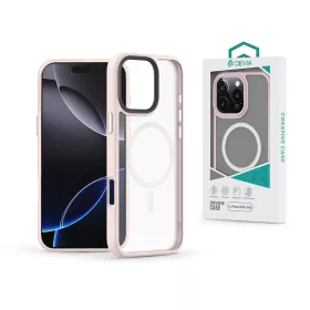   Devia Pino Series Magnetic ütésálló tok - Apple iPhone 16 Pro Max - pink