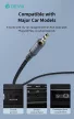 Devia iPure Series Woven AUX 3,5/3,5mm jack audio kábel 1m - fekete