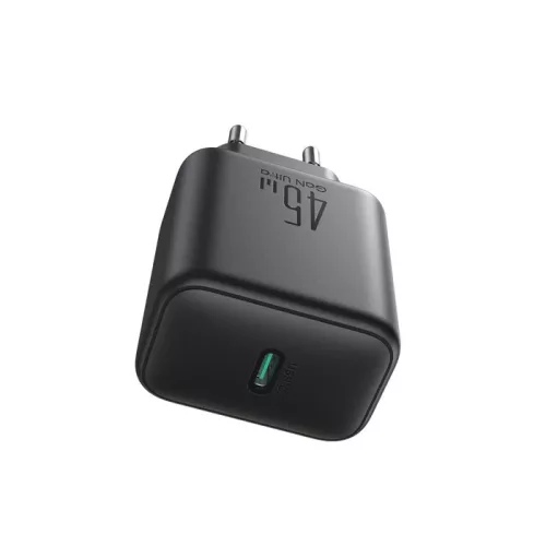 JOYROOM JR-TCG13 45W GaN USB-C gyorstöltő – kompakt, hűvösebb töltésre tervezve