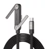 MAQO FlexStand – 240W USB-C gyorstöltő és adatkábel beépített kitámasztóval