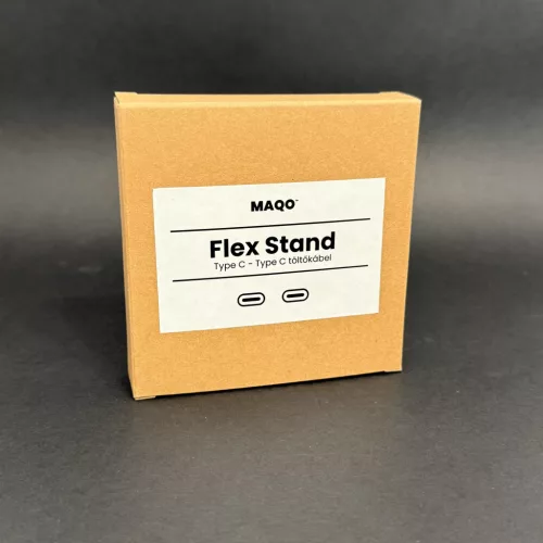 MAQO FlexStand – 240W USB-C gyorstöltő és adatkábel beépített kitámasztóval