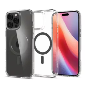   Spigen Ultra Hybrid MagFit Apple iPhone 16 Pro tok, MagSafe Grafit, szürke