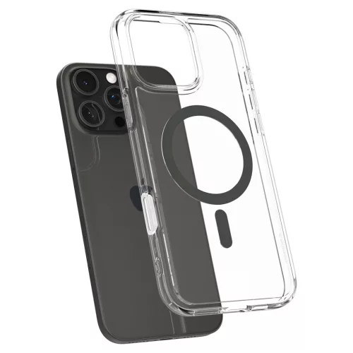 Spigen Ultra Hybrid T MagFit Apple iPhone 16 Pro tok, Graphite MagSafe, szürke