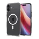 Spigen Liquid Crystal MagFit Apple iPhone 16 Plus tok, MagSafe, Crystal Clear, átlátszó