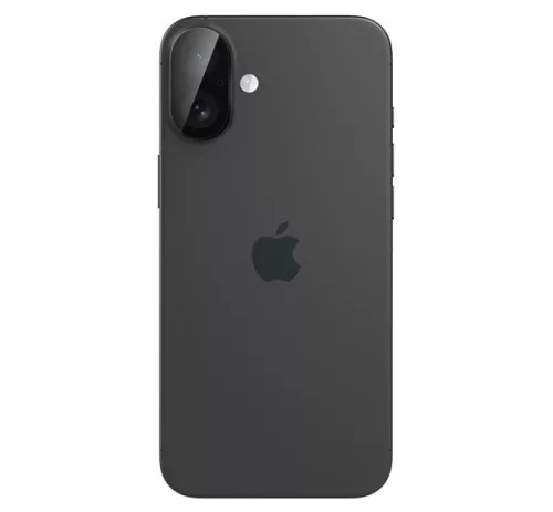 Spigen Glas.tR Optik Apple iPhone 16 Plus / iPhone 16 Tempered kameravédő fólia, fekete (2db)