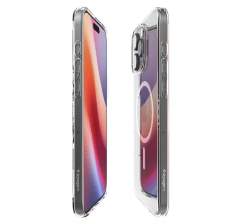 Spigen Liquid Crystal MagFit Apple iPhone 16 Pro Max tok, MagSafe, Crystal Clear, átlátszó