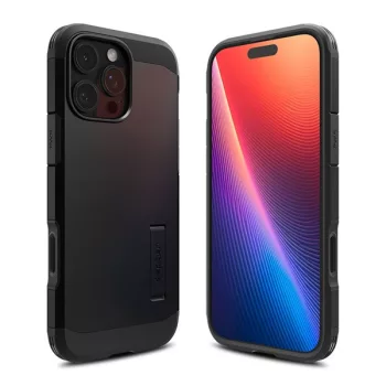   Spigen Tough Armor T MagFit Apple iPhone 16 Pro Max tok, MagSafe, fekete