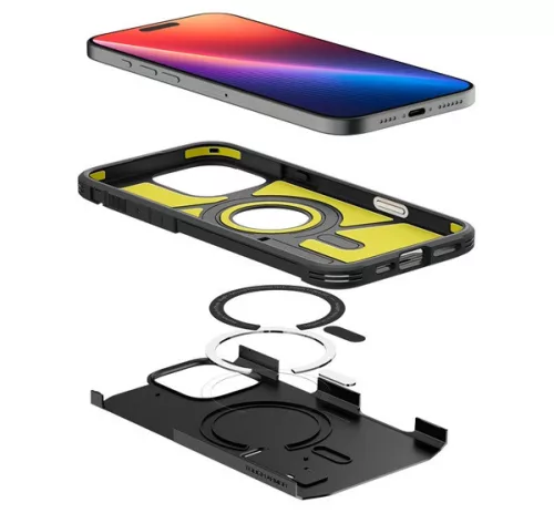 Spigen Tough Armor T MagFit Apple iPhone 16 Pro Max tok, MagSafe, fekete