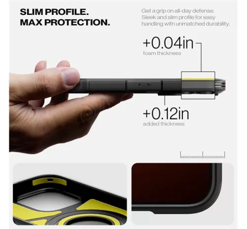 Spigen Tough Armor T MagFit Apple iPhone 16 Pro Max tok, MagSafe, fekete