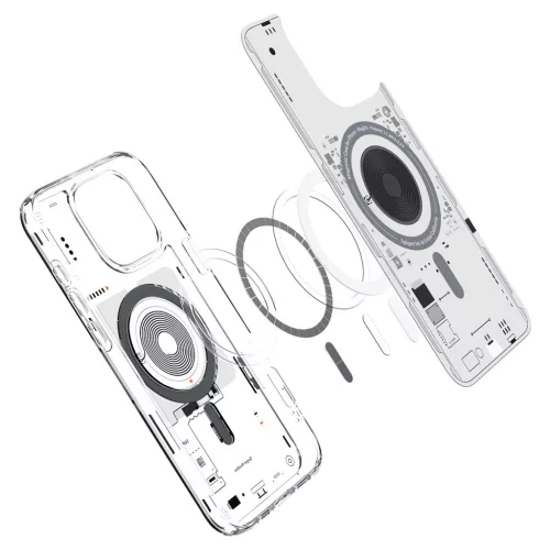 Spigen Ultra Hybrid MagFit Apple iPhone 16 Pro Max tok, MagSafe, Neo One, átlátszó