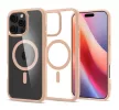 Spigen Ultra Hybrid MagFit Apple iPhone 16 Pro Max tok, MagSafe, Rose Titanium, átlátszó