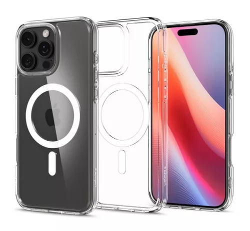 Spigen Ultra Hybrid MagFit Apple iPhone 16 Pro Max tok, MagSafe, fehér