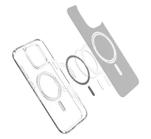 Spigen Ultra Hybrid MagFit Apple iPhone 16 Pro Max tok, MagSafe, fehér