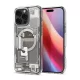 Spigen Ultra Hybrid MagFit Apple iPhone 16 Pro Max tok, MagSafe, Natural Titanium, Zero One, átlátszó