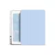 Xprotector Smart Book tok pencil tartóval, átlátszó szilikon hátlappal Apple iPad 10.9 2022 / iPad 11 2025 világoskék