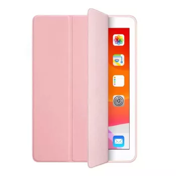   Xprotector Smart Book tok kemény hátlapos szilikon védőéllel Apple Ipad  iPad 10.9 2022 / iPad 11 2025 rózsaszín 
