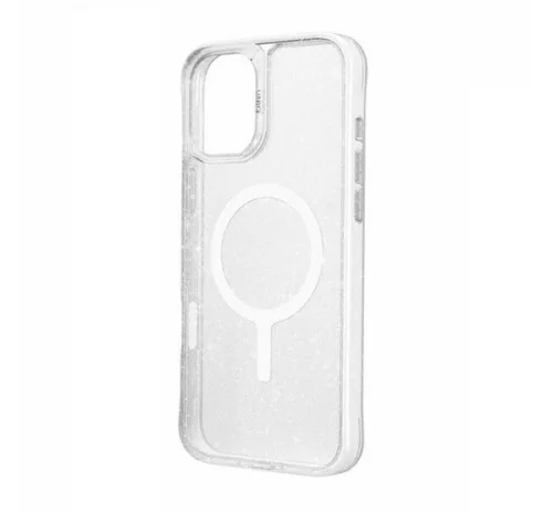 Uniq Lifepro Extreme Apple iPhone 16 Plus csillámos szilikon tok, átlátszó