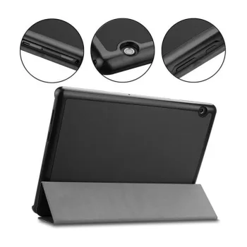   Tactical Book Tri Fold iPad Pro 11 2024 / 2025, flip tok, fekete