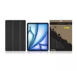 Tactical Book Tri Fold Apple iPad Air 13 ( 2024 / 2025 ), flip tok, fekete