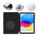 OBAL:ME MistyTab iPad 10.9 2022/ iPad 11 2025 oldalra nyíló, kitámasztható tok, fekete