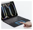 Dux Ducis DK iPad Pro 13 (2024 / 2025) kihajtható tok vezeték nélküli billentyűzettel, fekete