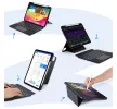 Dux Ducis DK iPad Pro 11 (2024 / 2025) kihajtható tok vezeték nélküli billentyűzettel, fekete