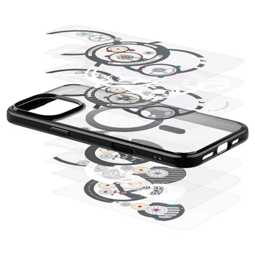 Spigen C11 Series Chronos Edition Magfit Apple iPhone 16 Pro tok, MagSafe, fekete ACS09193