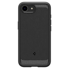   Spigen Rugged Armor MagFit MagSafe tok iPhone 17e / 16e – matt fekete