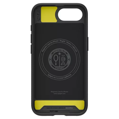 Spigen Rugged Armor MagFit MagSafe tok iPhone 17e / 16e – matt fekete