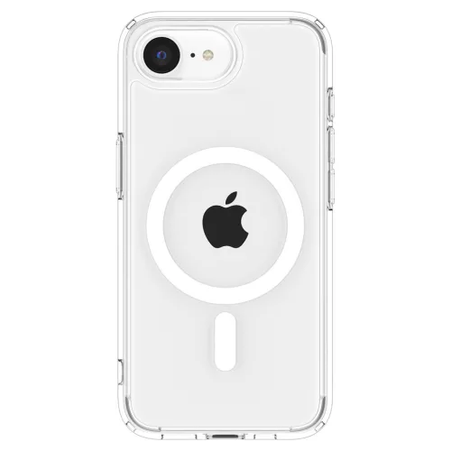 Spigen Ultra Hybrid MagFit Apple iPhone 17e / iPhone 16e tok, MagSafe, Clear White, átlátszó-fehér