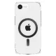 Spigen Ultra Hybrid MagFit Apple iPhone 17e / iPhone 16e tok, MagSafe, Carbon Fiber,  átlátszó-fekete
