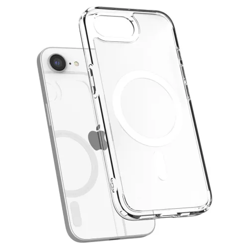 Spigen Ultra Hybrid MagFit Apple iPhone 17e / iPhone 16e tok, MagSafe, Frost White, matt fehér