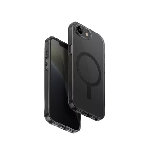 Uniq Hybrid LifePro iPhone 17e / iPhone 16e Magsafe szilikon tok, fekete