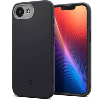   Spigen Nano Pop MagFit Apple iPhone 17e / iPhone 16e tok, MagSafe, Black Sesame, fekete