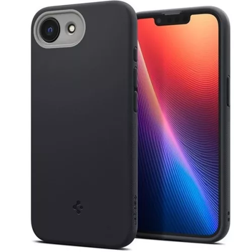 Spigen Nano Pop MagFit Apple iPhone 17e / iPhone 16e tok, MagSafe, Black Sesame, fekete